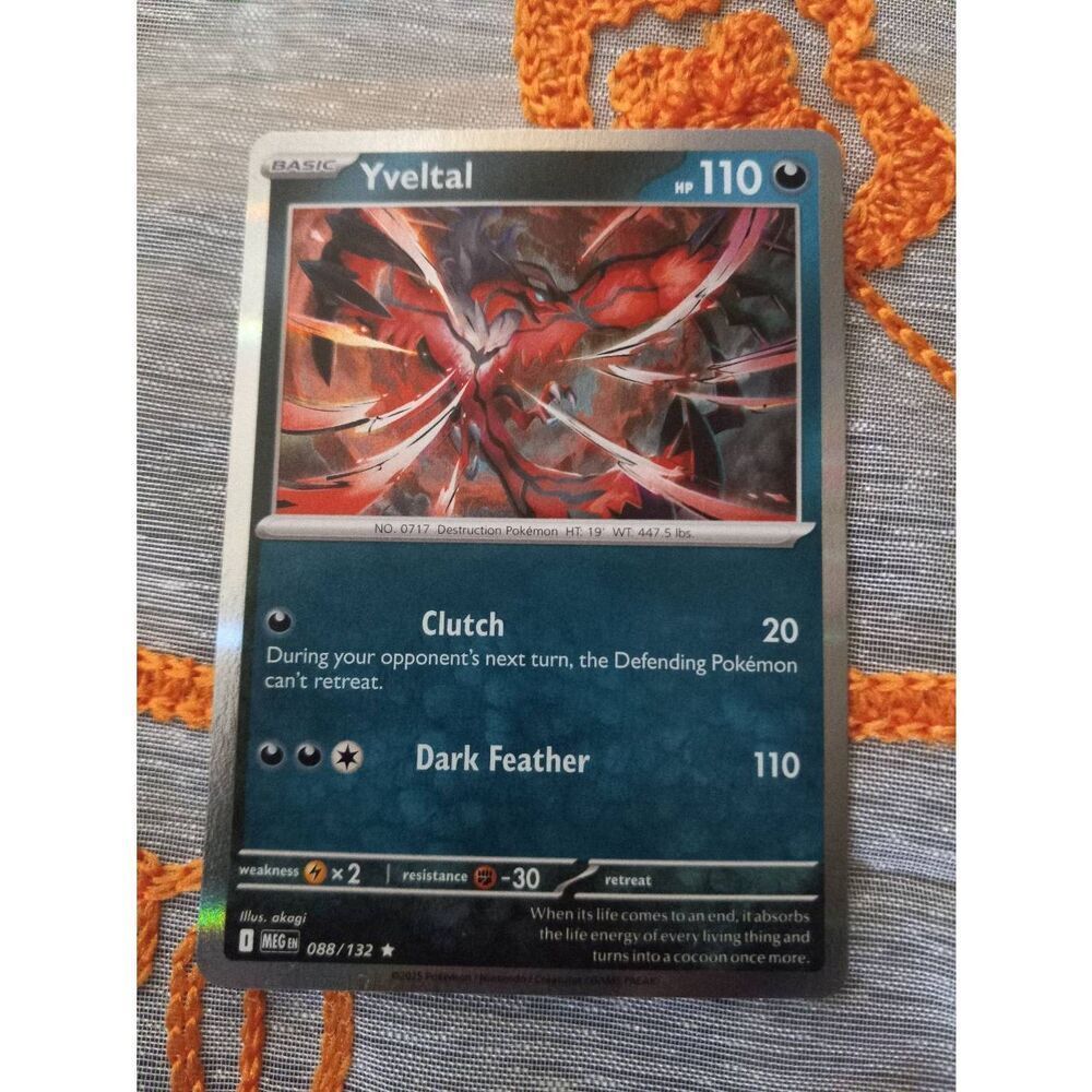 Basic yveltal card